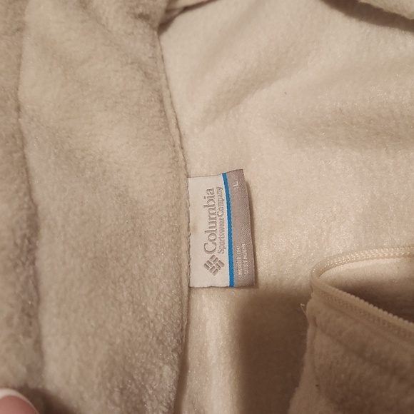 Columbia Kids Cream Fleece Vest - Picture 2 of 3
